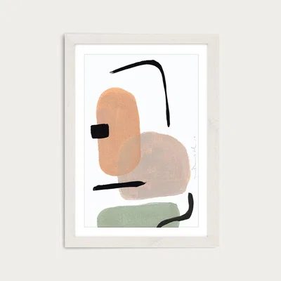 Bombinate.com New School II Art Print White Frame