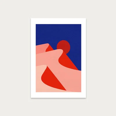 Bombinate.com Sunset Desert Art Print Unframed