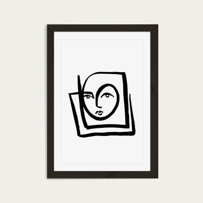 Bombinate.com Conscious Art Print Black Frame