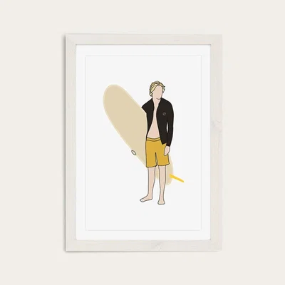 Bombinate.com Lookback Art Print White Frame