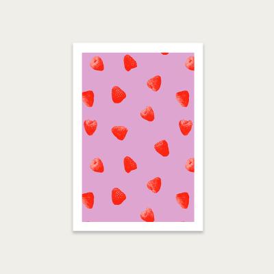Bombinate.com Raspberries Heaven Art Print Unframed