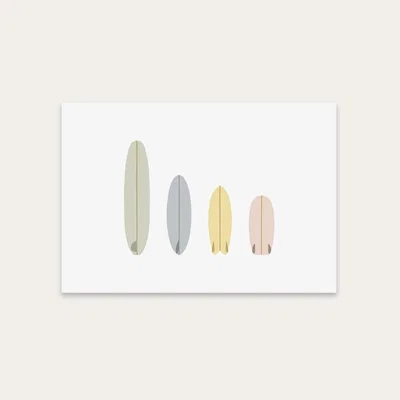 Bombinate.com Mellow Vibes Quiver Art Print Unframed
