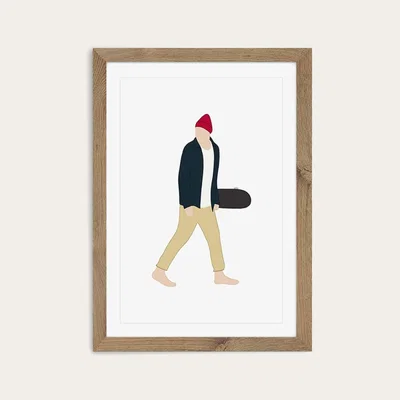 Bombinate.com Classic Art Print Oak Frame