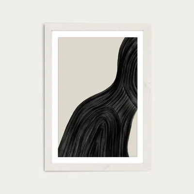 Bombinate.com When You Left Art Print White Frame