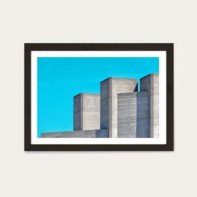 Bombinate.com National Theatre 03 Art Print Black Frame