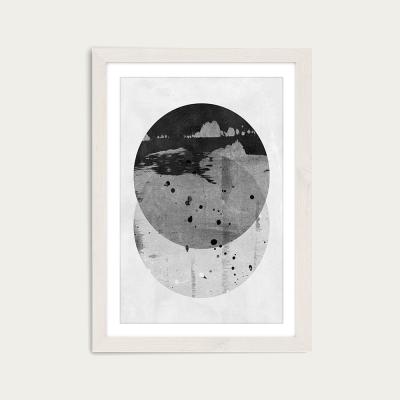 Bombinate.com Geometry No. 3 Art Print White Frame
