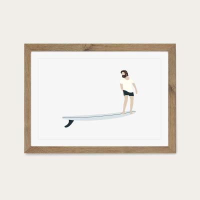 Bombinate.com Easy Art Print Oak Frame