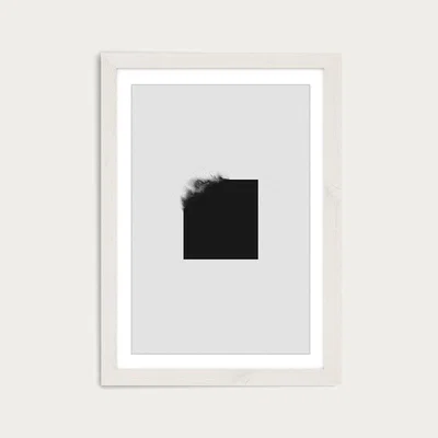 Bombinate.com Black No. 2 Art Print White Frame