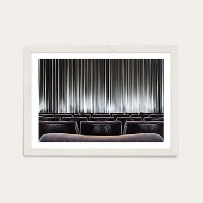 Bombinate.com Vorhang International Art Print White Frame