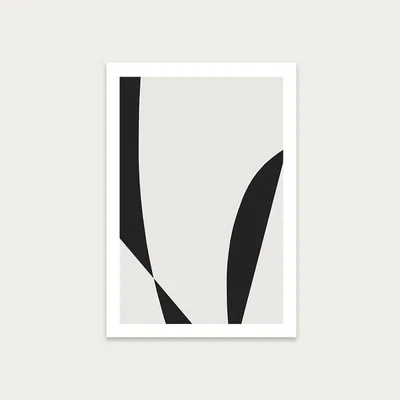 Bombinate.com Minimal Black III Art Print Unframed
