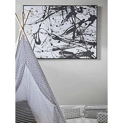 Cox and Cox Splatter Canvas