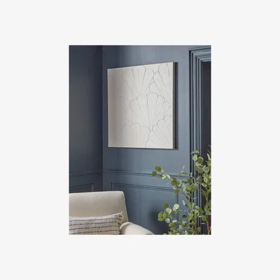 Cox and Cox Textured Shell Canvas
