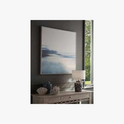 Cox and Cox Framed Seashore Canvas