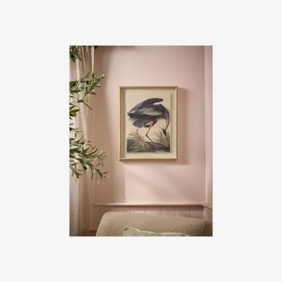 Cox and Cox Beaded Frame Heron Print
