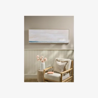 Cox and Cox Framed Hand Painted Seascape Canvas