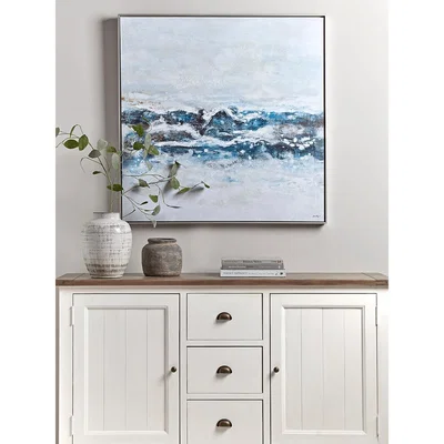 Cox and Cox Waves Abstract Canvas