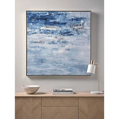 Cox and Cox Abstract Seascape Framed Canvas