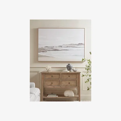 Cox and Cox Shoreline Framed Canvas