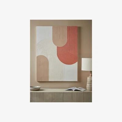 Cox and Cox Textured Layered Arch Canvas