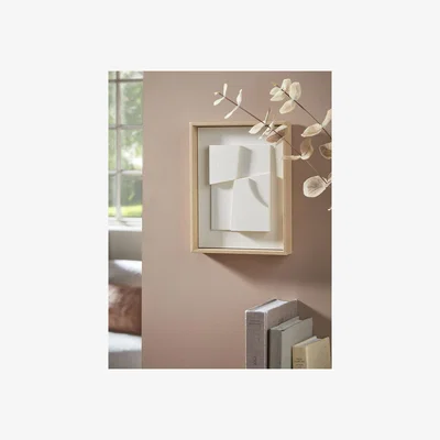 Cox and Cox Miniature Layered Framed Abstract Canvas