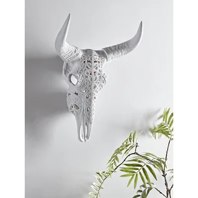 Cox and Cox Carved Faux Skull