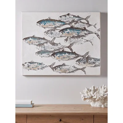 Cox and Cox Shoal of Fish Canvas