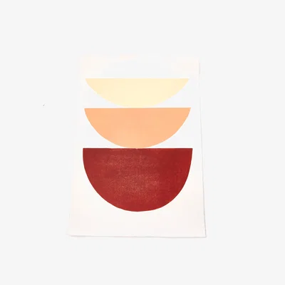 The Conran Shop Exclusive Terracotta Shades: Study of Shape and Colour Print