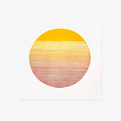 The Conran Shop Exclusive Summer Sun: Study of Balance With Gradient Lines Print