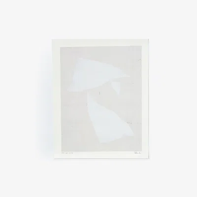 The Conran Shop White Leaf No.02 Print