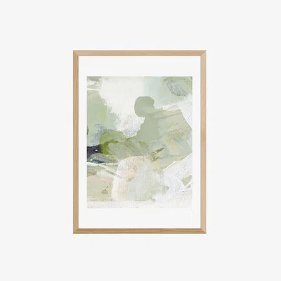 Cult Furniture The Calmness of Green, Expressive Print Colour: Oak, Size: A3