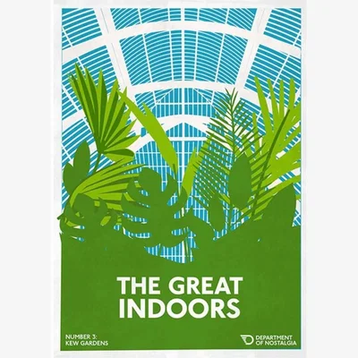 Cult Furniture The Great Indoors, Graphic Print Colour: Unframed, Size: A1