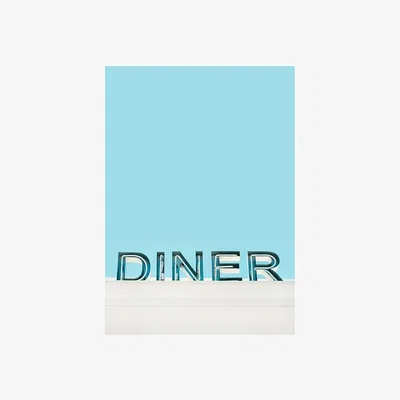 Cult Furniture Classic American Diner, Graphic Print Colour: Unframed, Size: A1