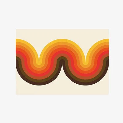Cult Furniture Ride The Wave, Graphic Print Colour: Unframed, Size: A1