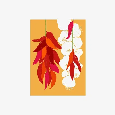 Cult Furniture Full of Flavour, Graphic Print Colour: Unframed, Size: A1