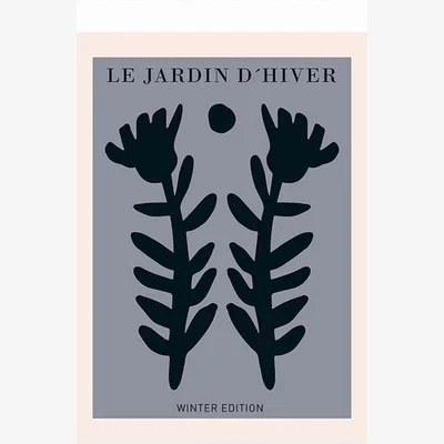 Cult Furniture Le Jardin d'Hiver, Graphic Print Colour: Unframed, Size: A1