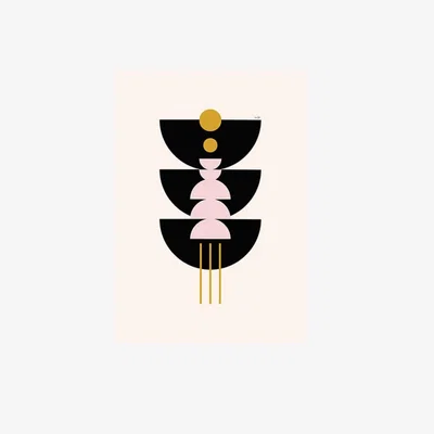 Cult Furniture Art of Balance III, Graphic Print Colour: Unframed, Size: A1