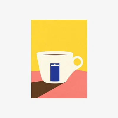 Cult Furniture A Well-Deserved Break, Graphic Print Colour: Unframed, Size: A1