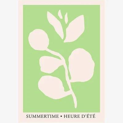 Cult Furniture Summertime Freshness, Graphic Print Colour: Unframed, Size: A1