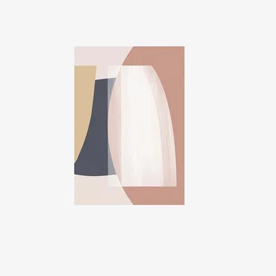 Cult Furniture Neutral Shapes VI, Abstract Print Colour: Unframed, Size: A1