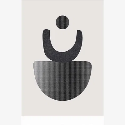 Cult Furniture Serene Shapes, Abstract Print Colour: Unframed, Size: A1