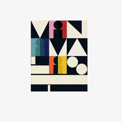 Cult Furniture Minimalist Persuasion, Graphic Print Colour: Unframed, Size: A1