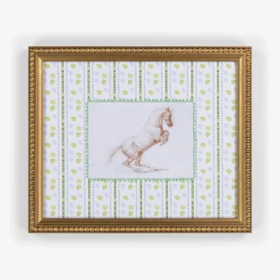 Casa by JJ Stable Beauty Framed Print  Playful Sophistication for Childrens Bedrooms