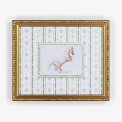 Casa by JJ Prancing Beauty Framed Print  Perfect for Nursery & Childrens Rooms