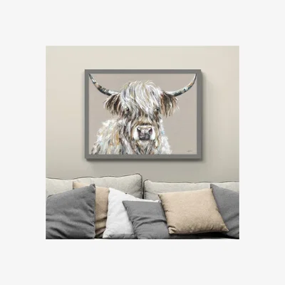 Dunelm Fergus Framed Print Natural