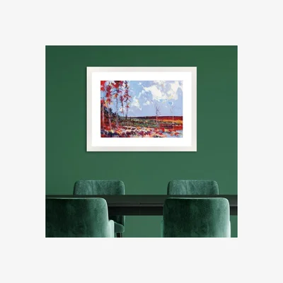 Dunelm The Art Group Speech House Framed Print MultiColoured