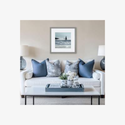 Dunelm Cedar & Sage Sparkling Sand Framed Print