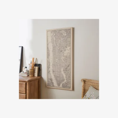 Dunelm New York Map Canvas