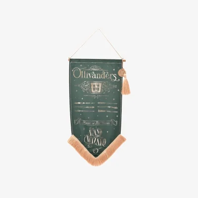 Dunelm Harry Potter Alumni Ollivanders Hanging Banner