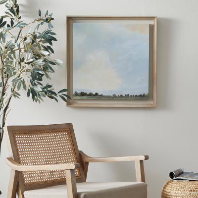 Dunelm Churchgate Sky Framed Print Light Blue
