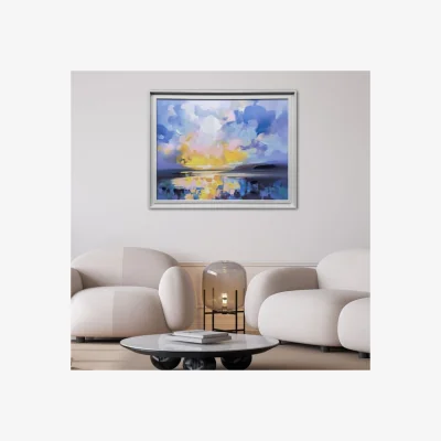 Dunelm Skye Blue by Scott Naismith Framed Canvas